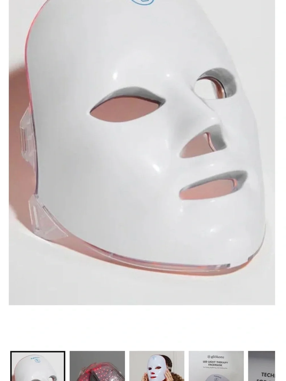 GLOKORE Wireless LED Face Mask NIB